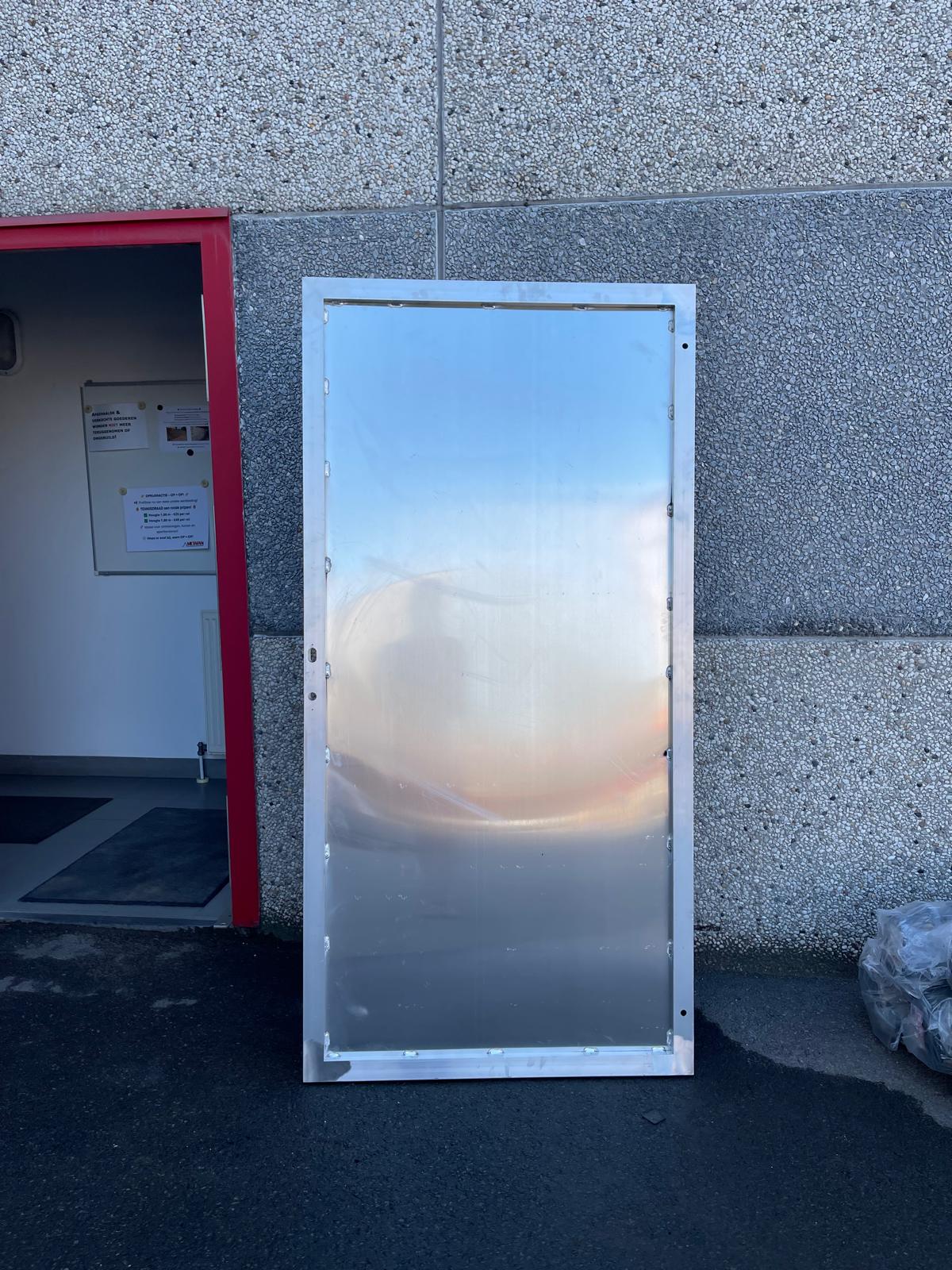 ALU POORT H180 X 100